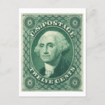 George Washington Zwölf Cent US-Postwertzeichen
