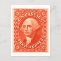 George Washington Zwölf Cent US-Postwertzeichen