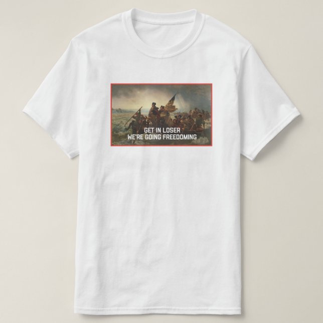 George- Washingtonfreiheit/patriotischer T - Shirt (Design vorne)