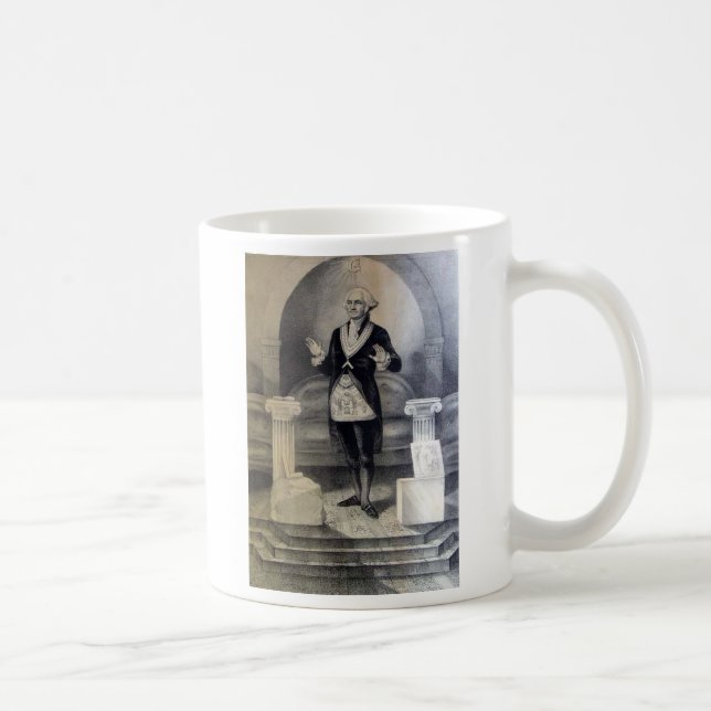 George- Washingtonfreimaurer-Tasse Tasse (Rechts)
