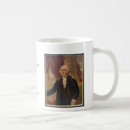 George- Washingtonporträt u. Zitat-Tasse Kaffeetasse