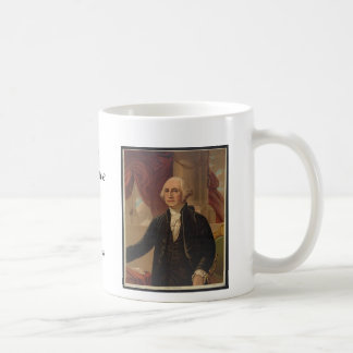 George- Washingtonporträt u. Zitat-Tasse Kaffeetasse