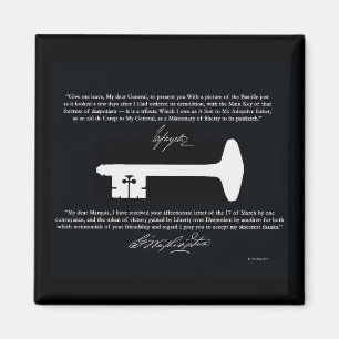 George Washingtons Freiheits-Schlüssel-Magnet Magnet