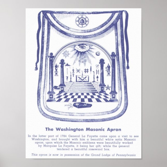 George Washingtons monumentale Schürze Poster (Vorne)