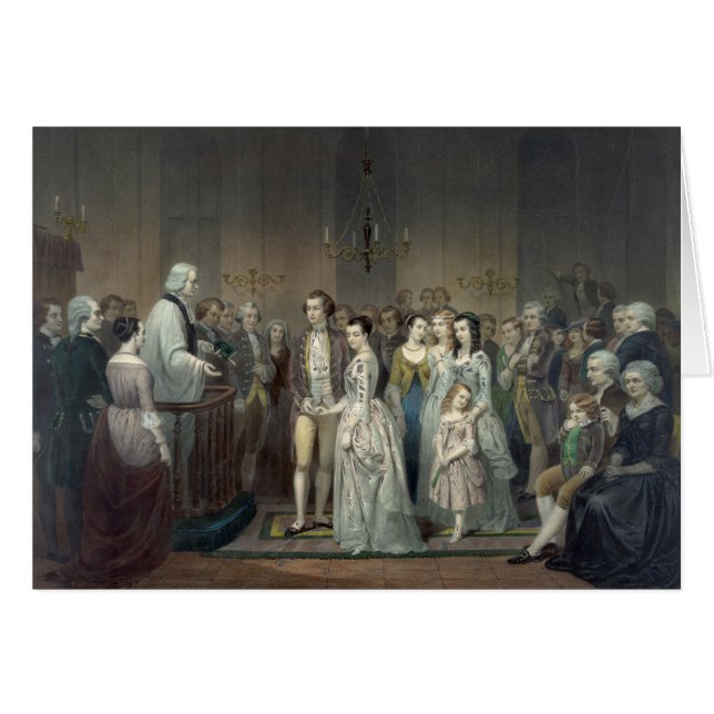 George Washington's Wedding Cards (Vorderseite (Horizontal))