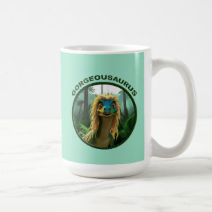 Georgeousaurus Blond Dinosaur Kaffeetasse