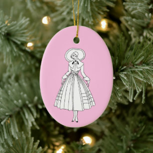 Georges Barbier 1920er Fashion Illustration Keramik Ornament