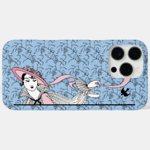 Georges Barbier 1920er Fashion Lady and Bird iPhone 16 Pro Max Hülle