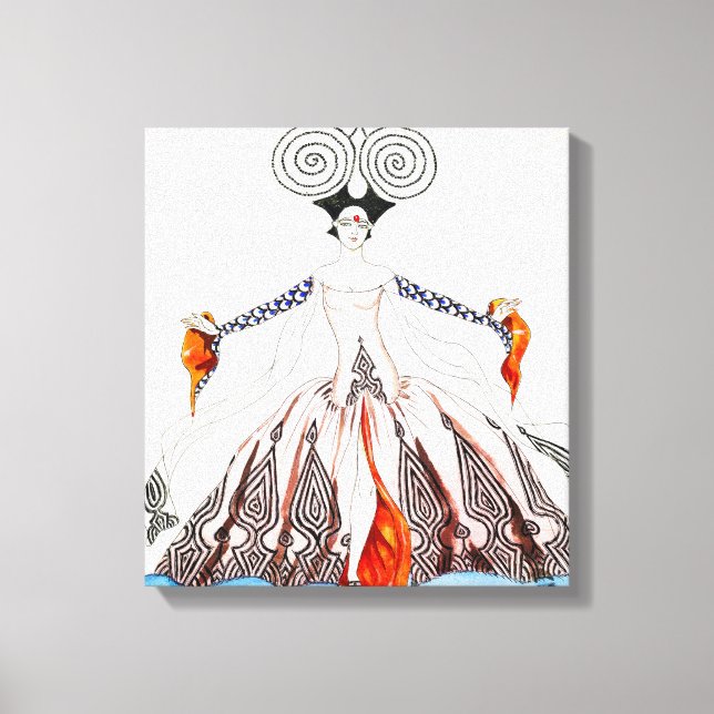 Georges Barbier Art Deco Fashion Leinwanddruck (Vorderseite)