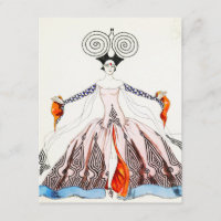 Georges Barbier Art Deco Fashion Note Card