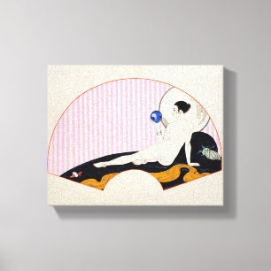 Georges Barbier - Odalisque mit Kristallball Leinwanddruck