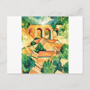 Georges Braque - Viaduc de l'Estaque Malerei Postkarte