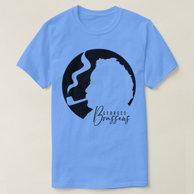 Georges Brassens Hommage T-Shirt (Design vorne)