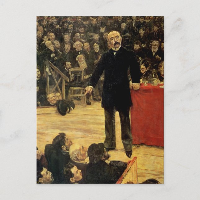 Georges Clemenceau Postkarte (Vorderseite)