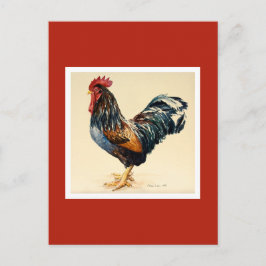 George's Cockerel 2007 Postkarte