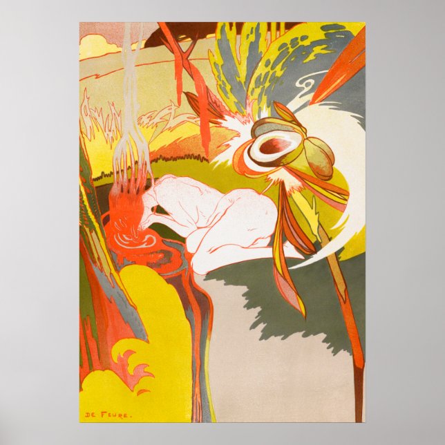 Georges de Feure Vintag Poster (Vorne)