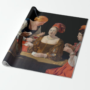 Georges de la Tour - Betrug mit Ass-Diamant Geschenkpapier