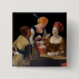 Georges de la Tour - Cheat with Ace of Diamonds Button