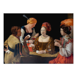Georges de la Tour - Cheat with Ace of Diamonds Fotodruck
