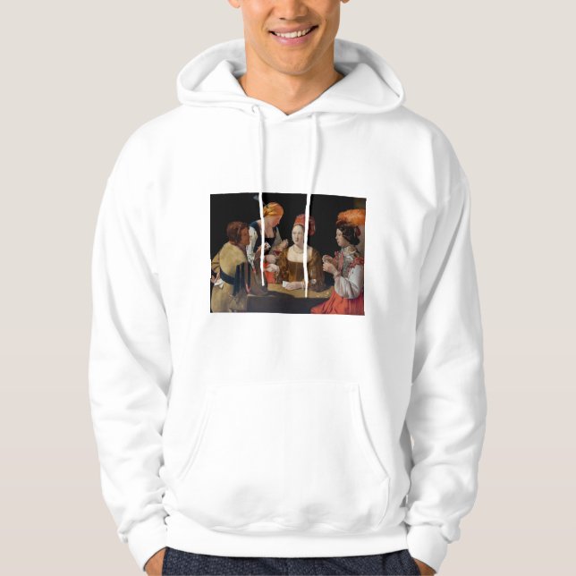 Georges de la Tour - Cheat with Ace of Diamonds Hoodie (Vorderseite)