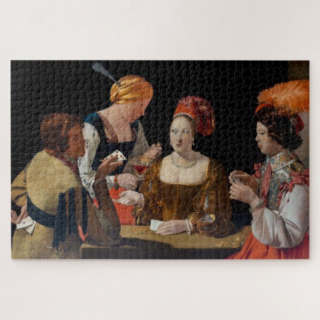 Georges de la Tour - Cheat with Ace of Diamonds Puzzle (Horizontal)