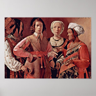 Georges de La Tour - Geißel Poster