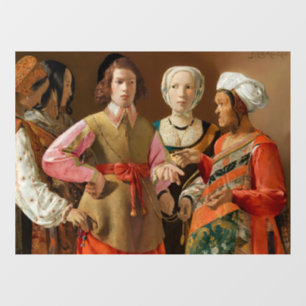 Georges de la Tour - The Fortune Teller Fensteraufkleber