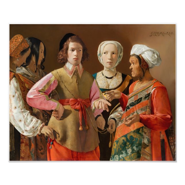 Georges de la Tour - The Fortune Teller Fotodruck (Vorne)