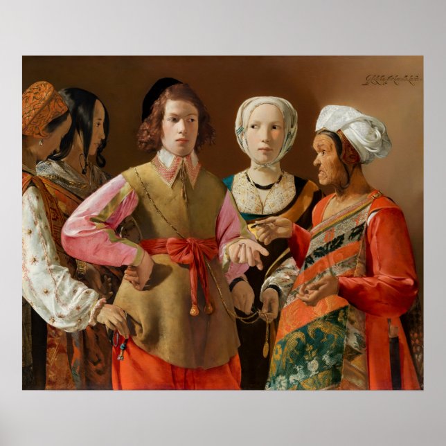 Georges de la Tour - The Fortune Teller Poster (Vorne)