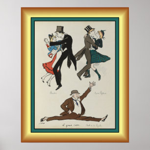 Georges Goursat ~ Paris Belle Époque ~1913 ~ Poster