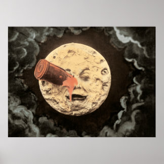 Georges Melies Film von 1902 Die Reise zum Mond Poster