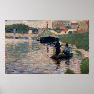 Georges Pierre Seurat Ansicht der Seine Poster