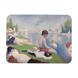 Georges Pierre Seurat   Bathers at Asni � res, 188 Magnet