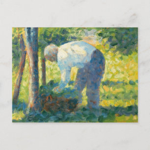 Georges Pierre Seurat   Der Gärtner Postkarte