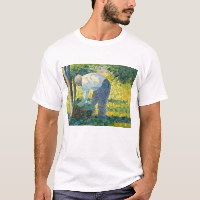 Georges Pierre Seurat | der Gärtner T-Shirt (Vorderseite)