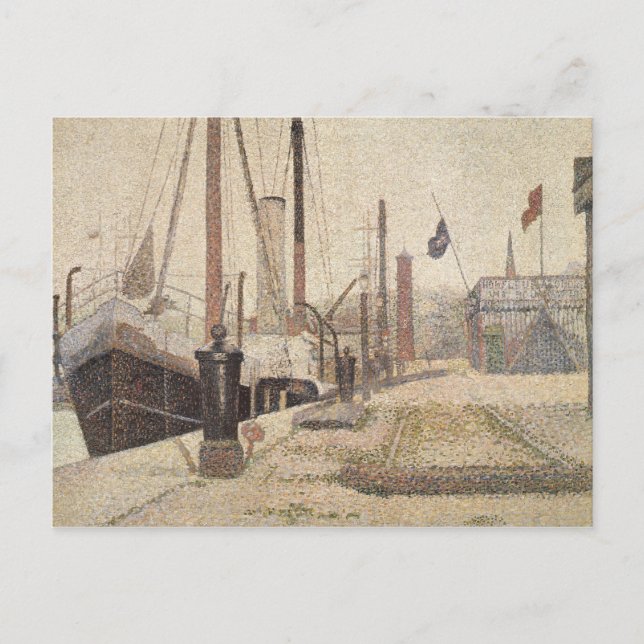Georges Pierre Seurat | La Maria in Honfleur, 1886 Postkarte (Vorderseite)