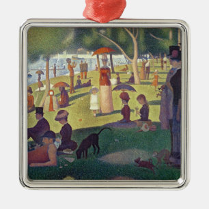 Georges Pierre Seurat   Sonntag Nachmittag auf ist Ornament Aus Metall