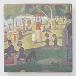 Georges Pierre Seurat   Sonntagnachmittag am i Steinuntersetzer