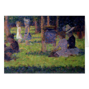 Georges Pierre Seurat Studie für "Ein Sonntagnac