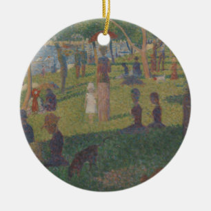 Georges Pierre Seurat Studie für einen Sonntag Keramik Ornament