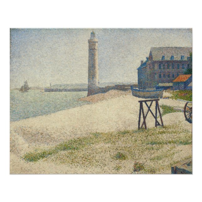 Georges Pierre Seurat The Lighthouse at Honfleur Poster (Vorderseite)