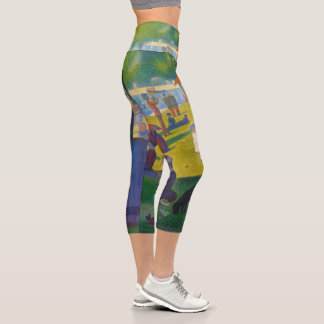 Georges Seurat "A Sunday on La Grande Jatte" Capri Leggings