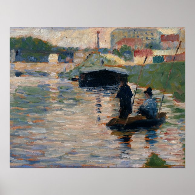Georges Seurat - Aussicht auf Seine Poster (Vorne)