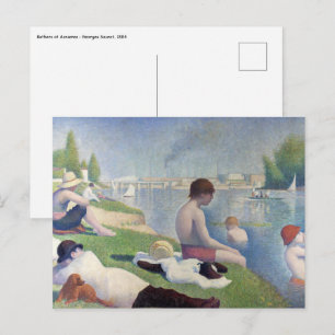 Georges Seurat - Badende bei Asnieres Postkarte