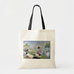 Georges Seurat - Badende bei Asnieres Tragetasche