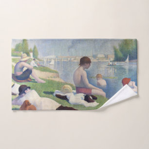 Georges Seurat - Bathers at Asnieres Badhandtuch Set