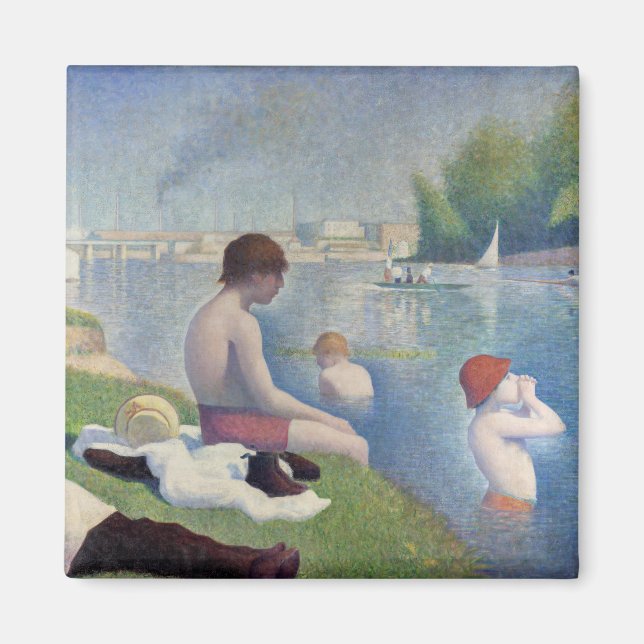Georges Seurat - Bathers at Asnieres Magnet (Vorne)