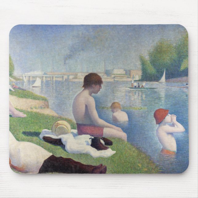 Georges Seurat - Bathers at Asnieres Mousepad (Vorne)