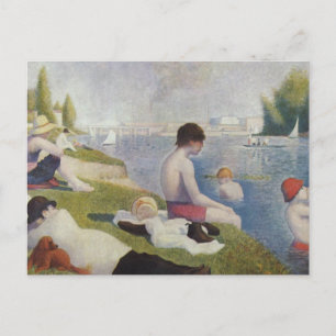 Georges Seurat - Bathers at Asnieres Postkarte