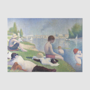 Georges Seurat - Bathers at Asnieres Seidenpapier
